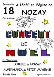 Concert de la chorale Loreleï @ EGLISE NOZAY