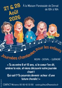 Journées chantantes pour les enfants @ MAISON PAROISSIALE DE DERVAL