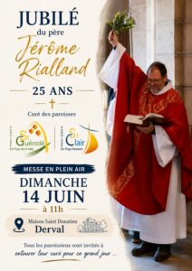 Jubilé du Père Jérôme Rialland @ MAISON ST DONATIEN A DERVAL