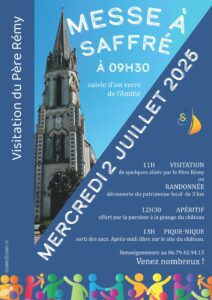Messe à Saffré - Visitation et Pique nique @ SAFFRE