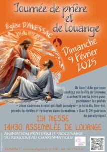 Assemblée de louange et de prière pour les malades @ EGLISE AVESSAC