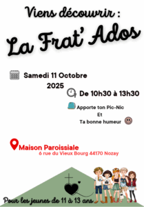 Frat'Ados @ MAISON PAROISSIALE DE NOZAY
