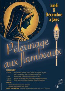 Marche aux flambeaux @ EGLISE DE JANS
